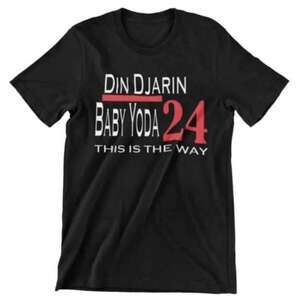 Din Djarin Baby Yoda Mandalorian Sci Fi Unisex T-Shirt